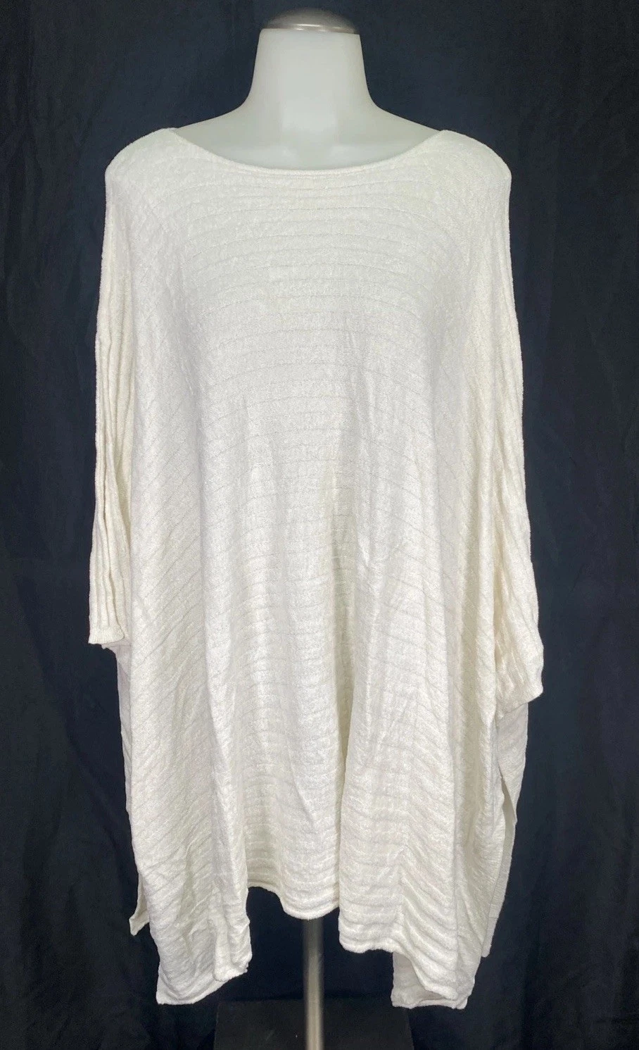 Tommy Bahama Island Soft Effortless Poncho White One Size NWT