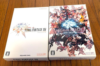 FINAL FANTASY XIV 1st Ver & A Realm Reborn 2Set Square Enix PC Game for Windows