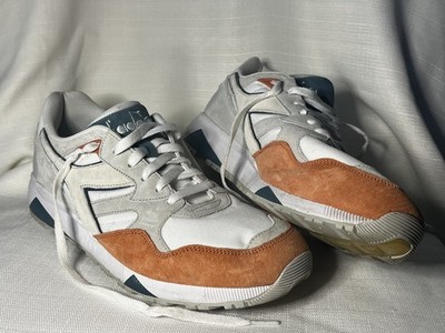 Size 11 US - Men s Diadora N9002 Overland White Grey Blue Melon