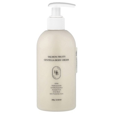 Salmon Fruity Centella Body Cream, 10.58 fl oz (300 ml)