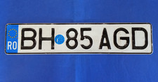 ROMANIA EUROPA LICENSE PLATE TAG 2020 YEAR BH 85 AGD