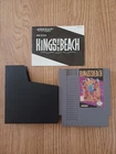 Kings Of The Beach Nintendo System 1990 NES Authentic Game Cartridge & Manual