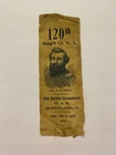 120th Ohio Infantry OVI Regiment 1901 Civil War Reunion Ribbon Cleveland Ohio