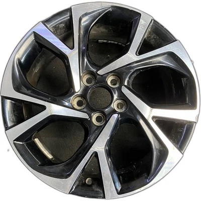 OEM Toyota Machined Black C-HR Rim 18x7 2018-2022 Factory Original Wheel 75224A - Image 1 of 4