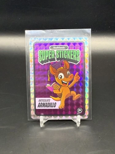 2025 Vee Friends Articulate Armadillo Super Stickers Manga Series NB1