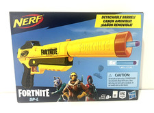 NERF FORTNITE SP-L ELITE DART BLASTER REPLICA PISTOL GUN DETACHABLE BARREL NEW 