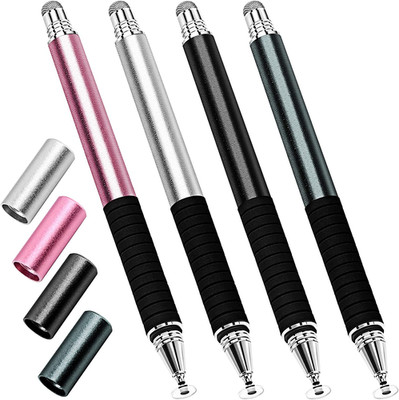 Capacitive Stylus Pen (4 Pack), Universal Stylist Pens 2 in 1 Precision Series F