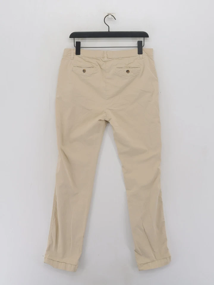 Jigsaw Women's Trousers UK 16 Tan Cotton with Elastane Skinny Chino - Image 2 of 4