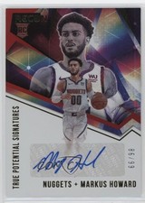 2020-21 Panini Recon True Potential Signatures Red 86/99 Markus Howard Auto 1h39