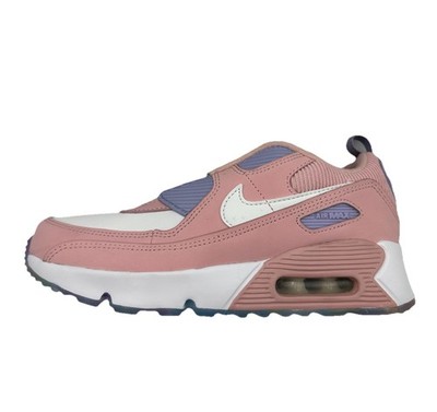 Kids Nike Air Max 90 Toggle SE Pink Glaze White Purple - Size 3Y