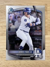 2025 Bowman Draft - Chrome James Tibbs III #BDC-74 - LA DODGERS