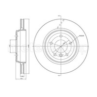 Metelli 2X Bremsscheibe Hinten Ø320 Mm BelüFtet FüR BMW 3Er Cabriolet E46 330