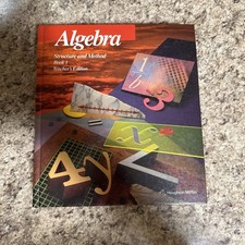 Algebra: Structure and Method - Book 1, Teach...