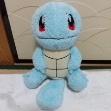 Pokemon Squirtle Healed Big Plush Doll Fluffy Toy Blue Banpresto Japan