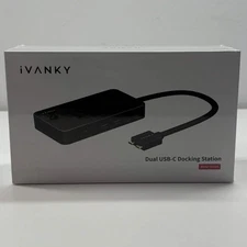 New Ivanky X002UZ1JPT Dual USB-C Docking Station VCD05