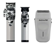 BaByliss PRO Limited FX+ Black CAMO Clipper & Outlining Trimmer & FX3 Shaver