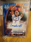 2024-25 Bowman University Chrome LAYDEN BLOCKER Black Blue Stealth Auto /100