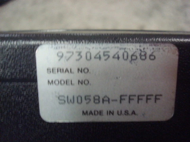 USED Black Box SW058A-FFFFF 5 Position ABCDE Switch - Image 4 of 4