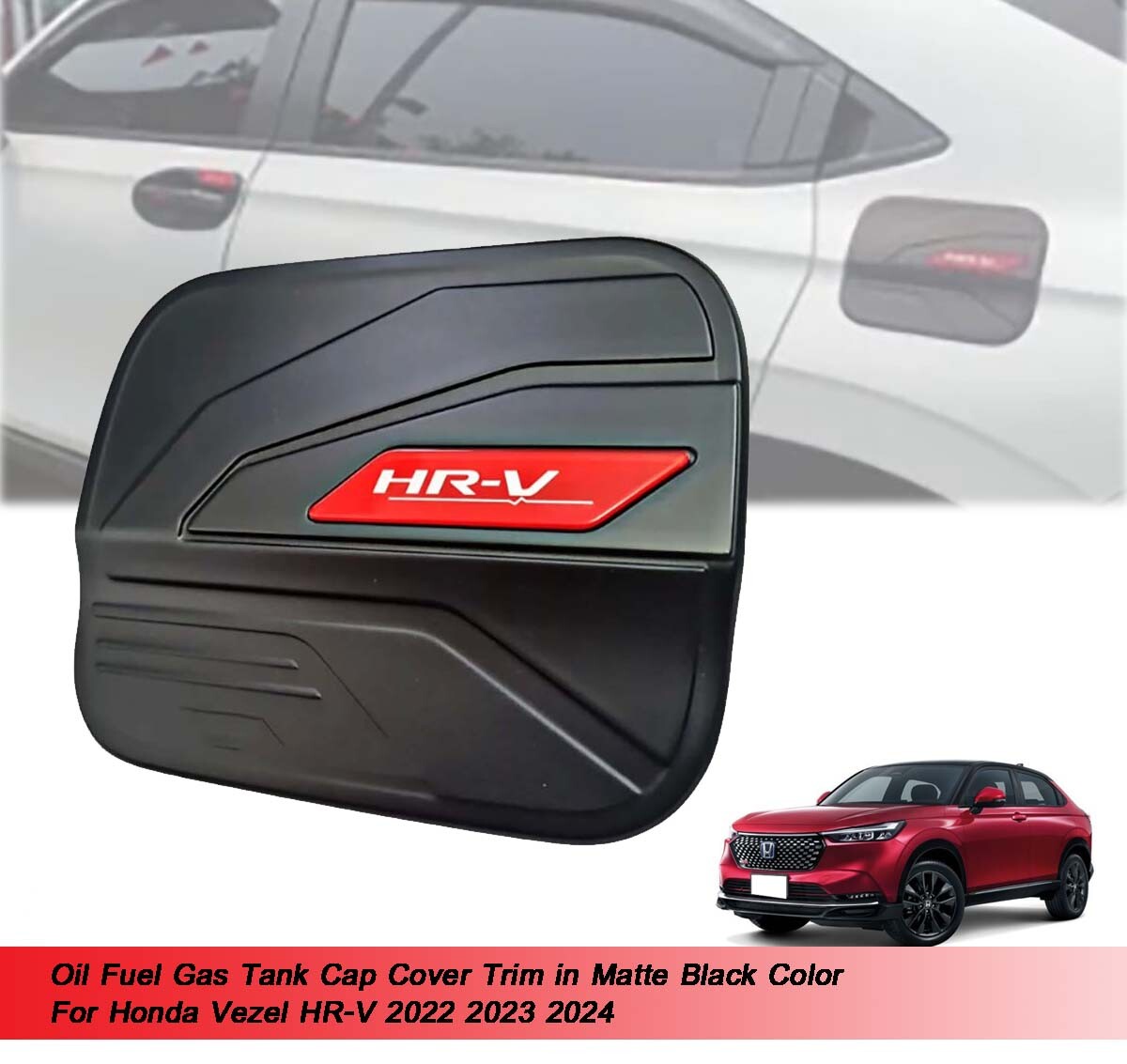 Car Fuel Tank Cap Switch Panel Frame Cover Sticker Trim For Toyota C-HR - View #8