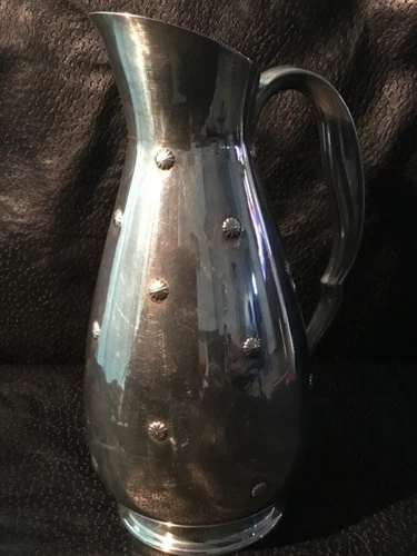 Rare Far East Reed & Barton Sterling Silver Water Pitcher  x426   9 3/4” 18.7oz