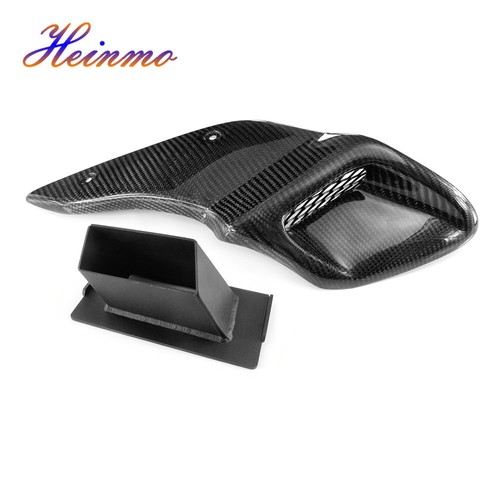 For 2015 - 2022 R NINE T Real Carbon Fiber Air Intake Pipe Cover Side Protectors - Foto 3 di 11