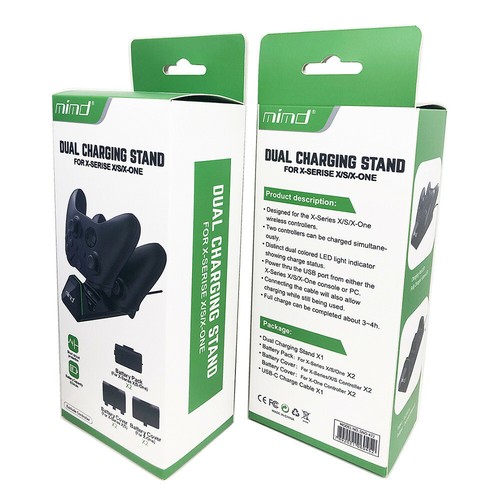 For XBox One Series X/S Controller USB Charger Station Dock Rechargeable Battery - Picture 5 of 5
