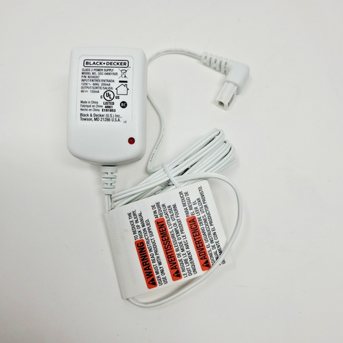 Black & Decker Power Supply AC Adapter Model SSC-040015US Output 4V AC 150mA
