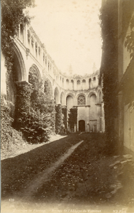 Détails Sur France Normandie Env Fécamp Ruines De Abbaye De Valmont Ca1880 Vintage Al