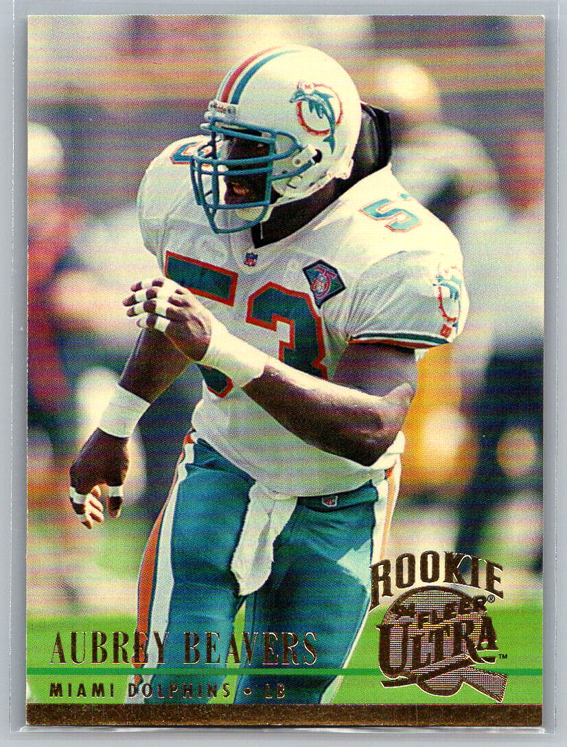 90'S★ビーバス&バットヘッド★ポスター★3★カエル野球★ビンテージ★USA 432 Aubrey Beavers Rookie Miami Dolphins 1994 Fleer Ultra | eBay