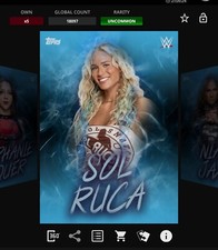 Topps Slam 25 FURY Blue SOL RUCA *Digital
