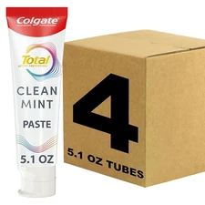 Total Clean Mint Toothpaste, 10 Benefits, No Trade-Offs, Freshens Breath, Whiten