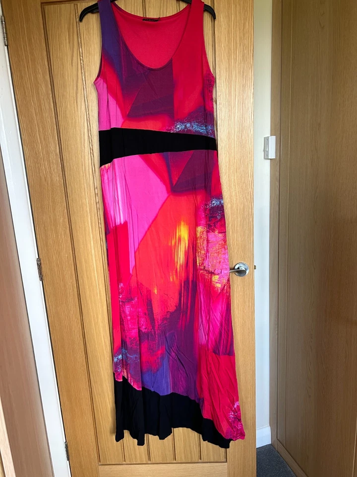 maxi vestido mujer talla 16 manga menos Foto 2 de 4