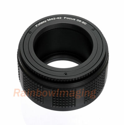 (Female) M42 42mm Helios lens to M42 Macro Focusing Helicoid 35mm - 90mm