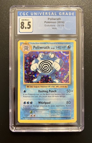 Poliwrath graded CGC 8.5 for sale on eBay