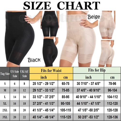 High Waist Tummy Control Trainer Thigh Slimmer Butt Lift Shapewear Girdle Corset - Picture 2 of 25