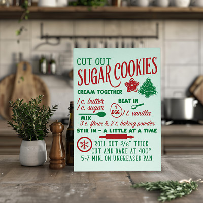 Sugar Cookies, 11x8'' Tempered Glass Cutting Board, Sublimated, (cut19a)