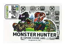 Monster Hunter Monsters Sticker B-Side Label Capcom Japan Exclusive Waterproof U