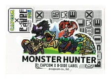 Monster Hunter Monsters Sticker B-Side Label Capcom Japan Exclusive Waterproof U