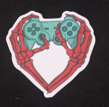 Colorful Gamers  Video Gaming Sticker 2.5" AE 