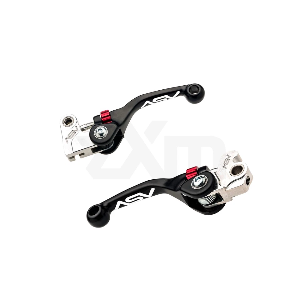 2018-2020 Gas Gas EC 300 / 350F ASV F4 Brake & Clutch Lever PAIR PACK Black - Image 2 of 4