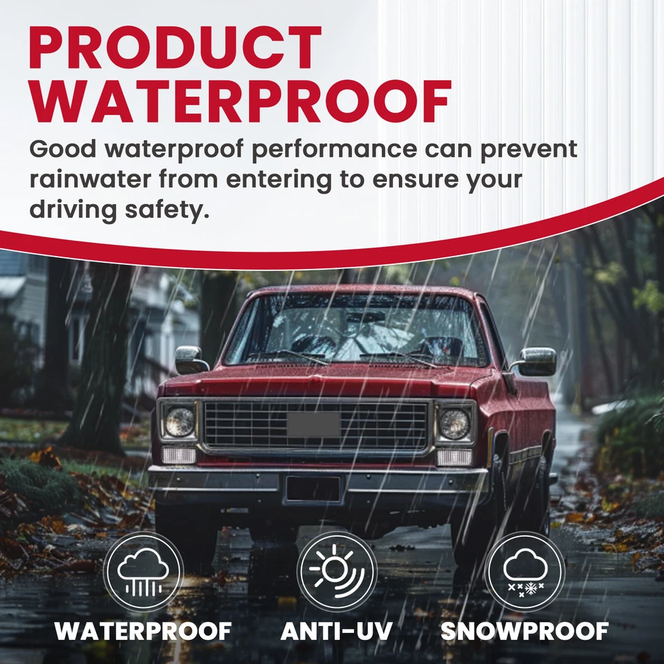 Lâmpadas de estacionamento dianteiras luzes de seta para 83-87 Chevy Pickup TRUCK esquerda direita conjunto - Imagem 3 de 4