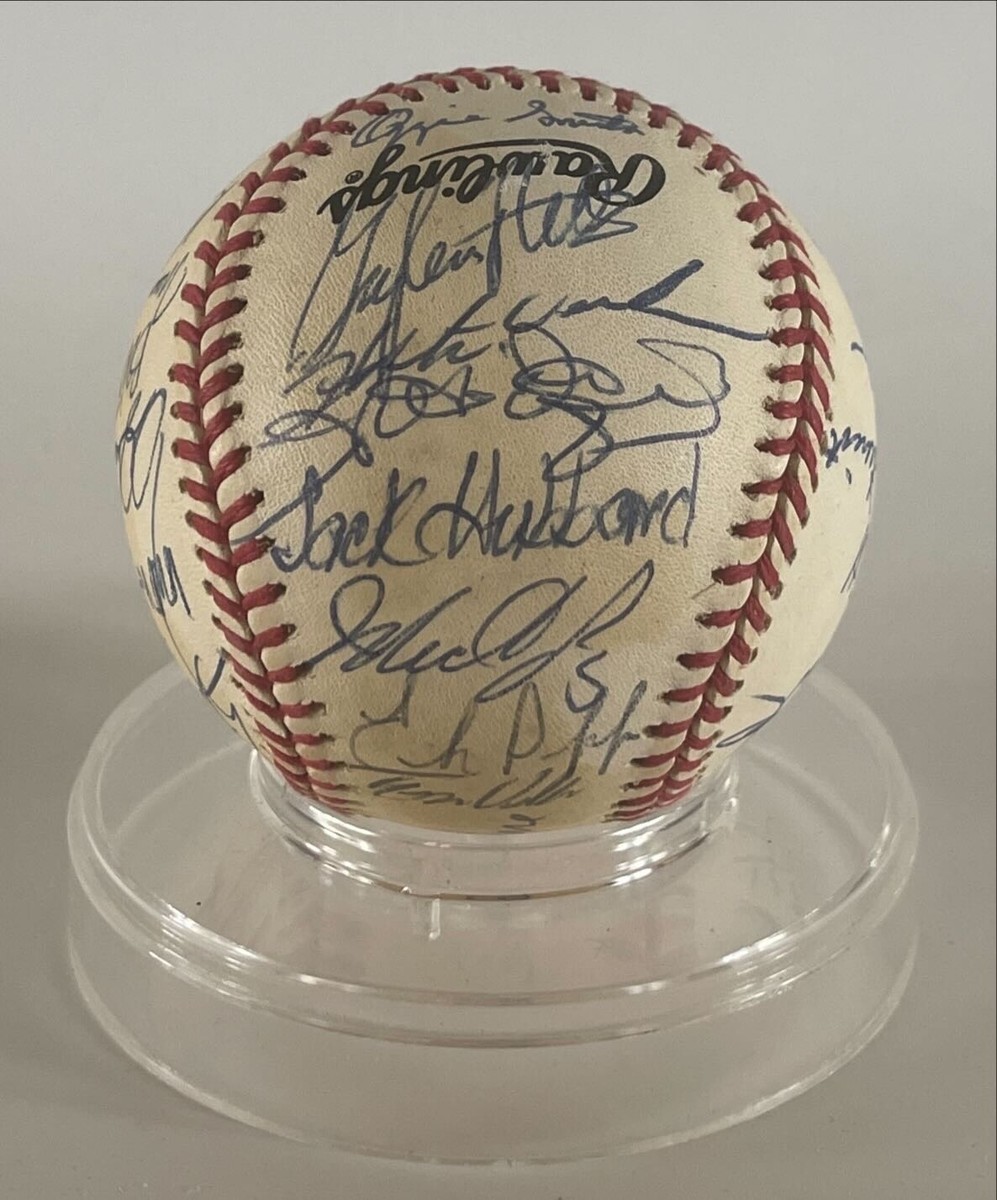 1993 ST.LOUIS CARDINALS TEAM SIGNED BASEBALL WITH OZZIE SMITH