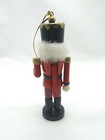 Wood Toy Soldier Nutcracker Christmas Ornament Figurine Holiday Decor Display — photo 5