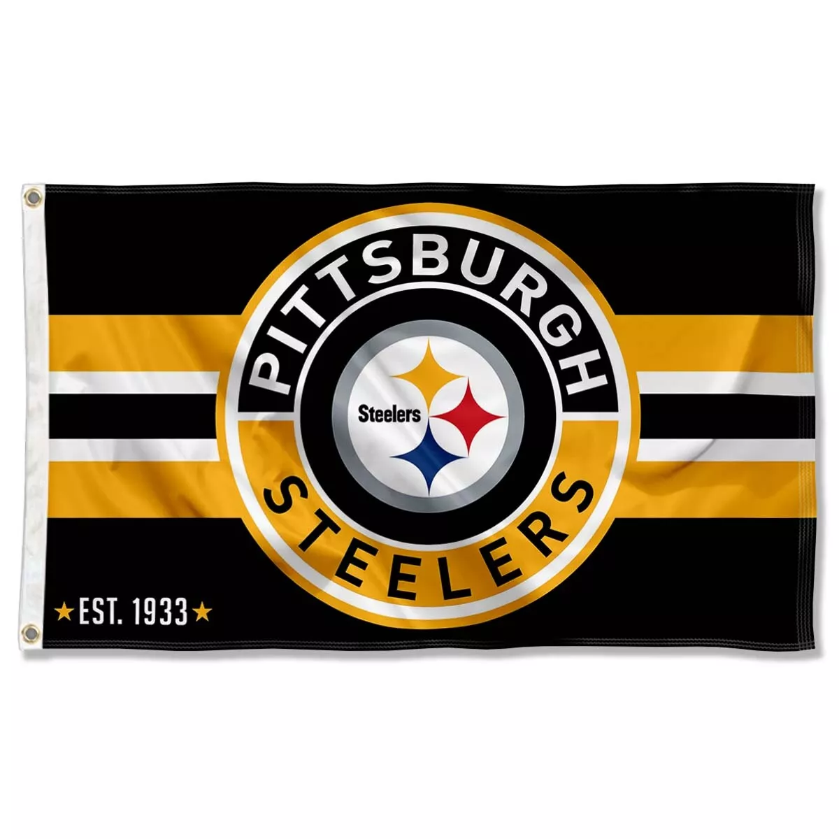 Pittsburgh Steelers Flag 3x5 ft Banner Logo NFL Football USA FAST FREE  Shipping