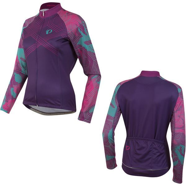 PEARL iZUMi Women's, Elite Thermal Ltd Jersey, Floral Wineberry, Size sm PEARL iZUMi Women's, Elite Thermal Ltd Jersey, Floral Wineberry, Size sm world famous sale online