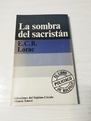 La Sombra del Sacristan E.C.R. Lorac Alianza 1976 - LIBRO Español Am