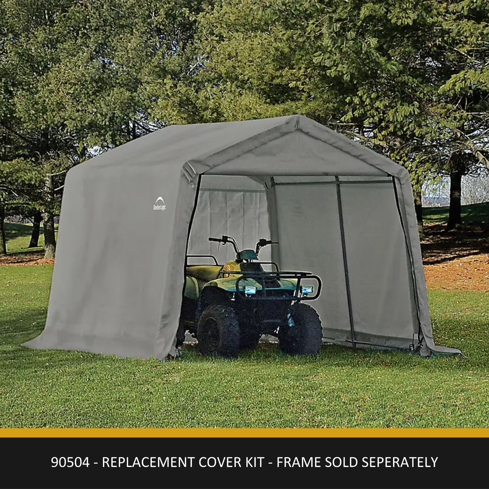 ShelterLogic Shed-in-a-Box Replacement Cover Kit (FRAME SOLD SEPARATELY)