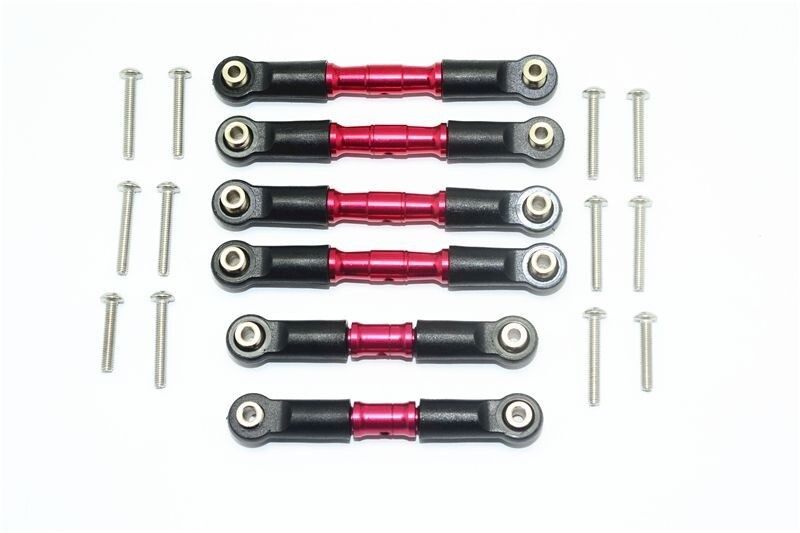 Gpm Mag160-R-Bebk Aluminum Tie Rod Set with Ball Joints (6 Pcs.) Arrma Grani