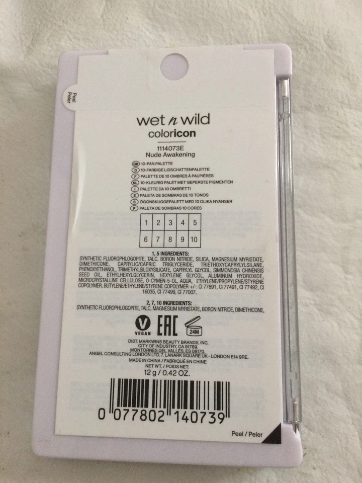 wet n wild Color Icon Eyeshadow 12 g - Nude Awakening - Bild 2 von 2