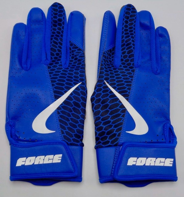 Nike Force Edge Batting Gloves Men's Large Game Royal/White/Black eBay